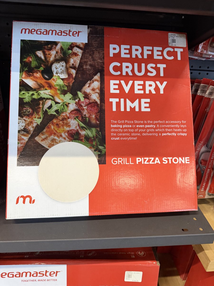 Megamaster Grill Pizza Stone