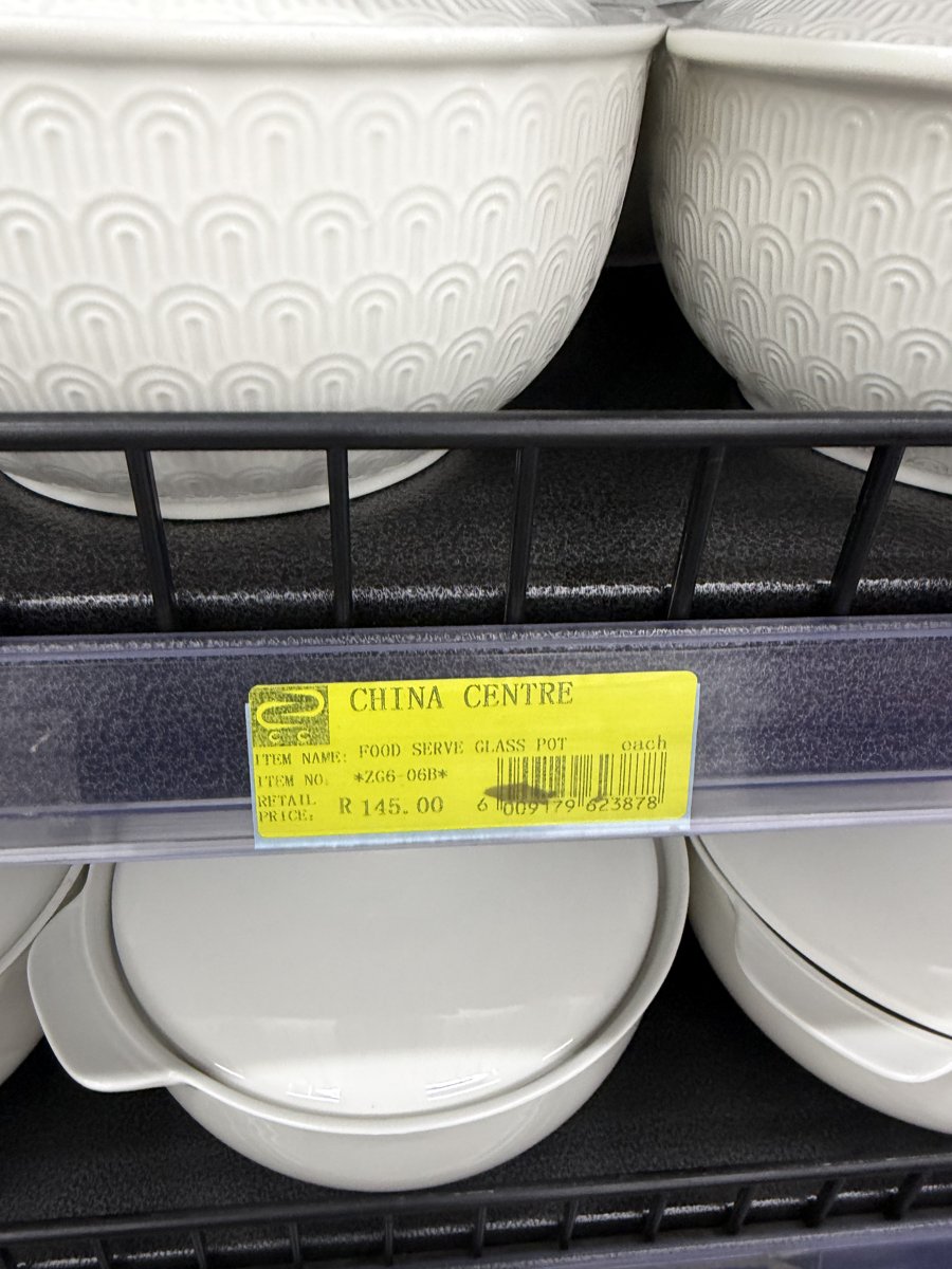 China Centre Food Serve Glass Pot (ZG6-06H)