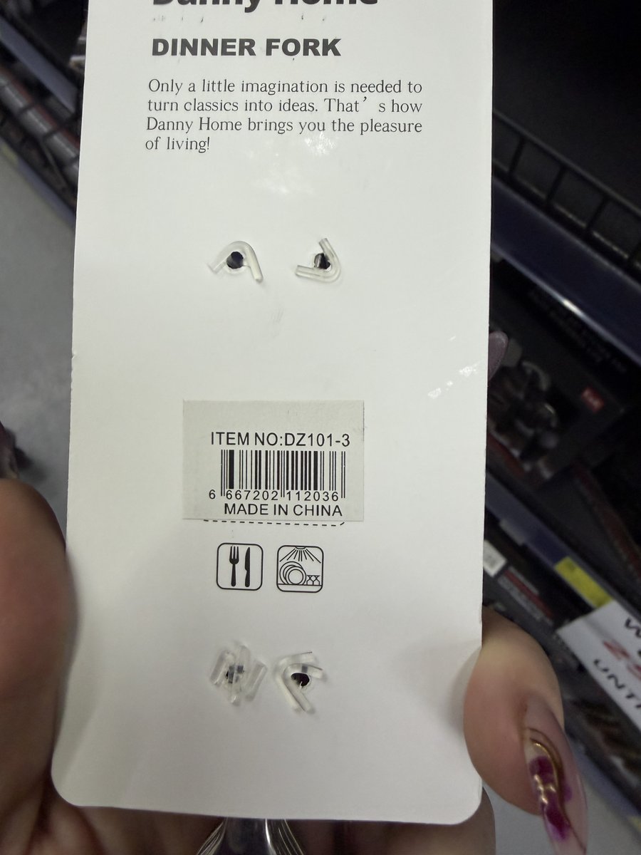 Danny Home 6pcs Dinner Forks – Style DZ101-3