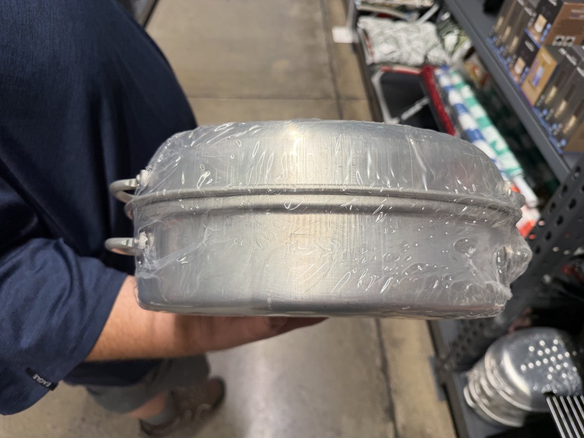 Oval Aluminium Roaster with Lid (Braai bak)