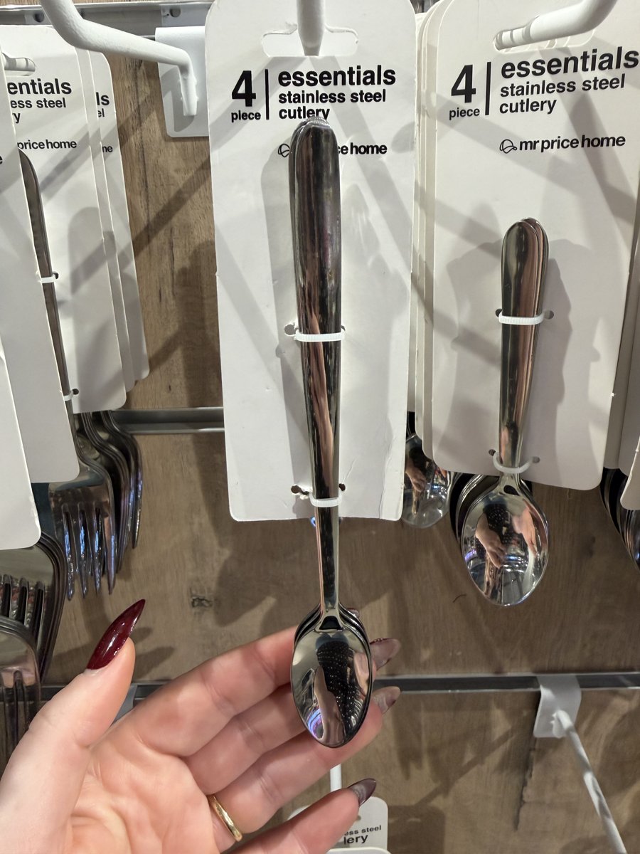 Mr Price Home Essentials 4pc Stainless Steel Cutlery - Soda spoon